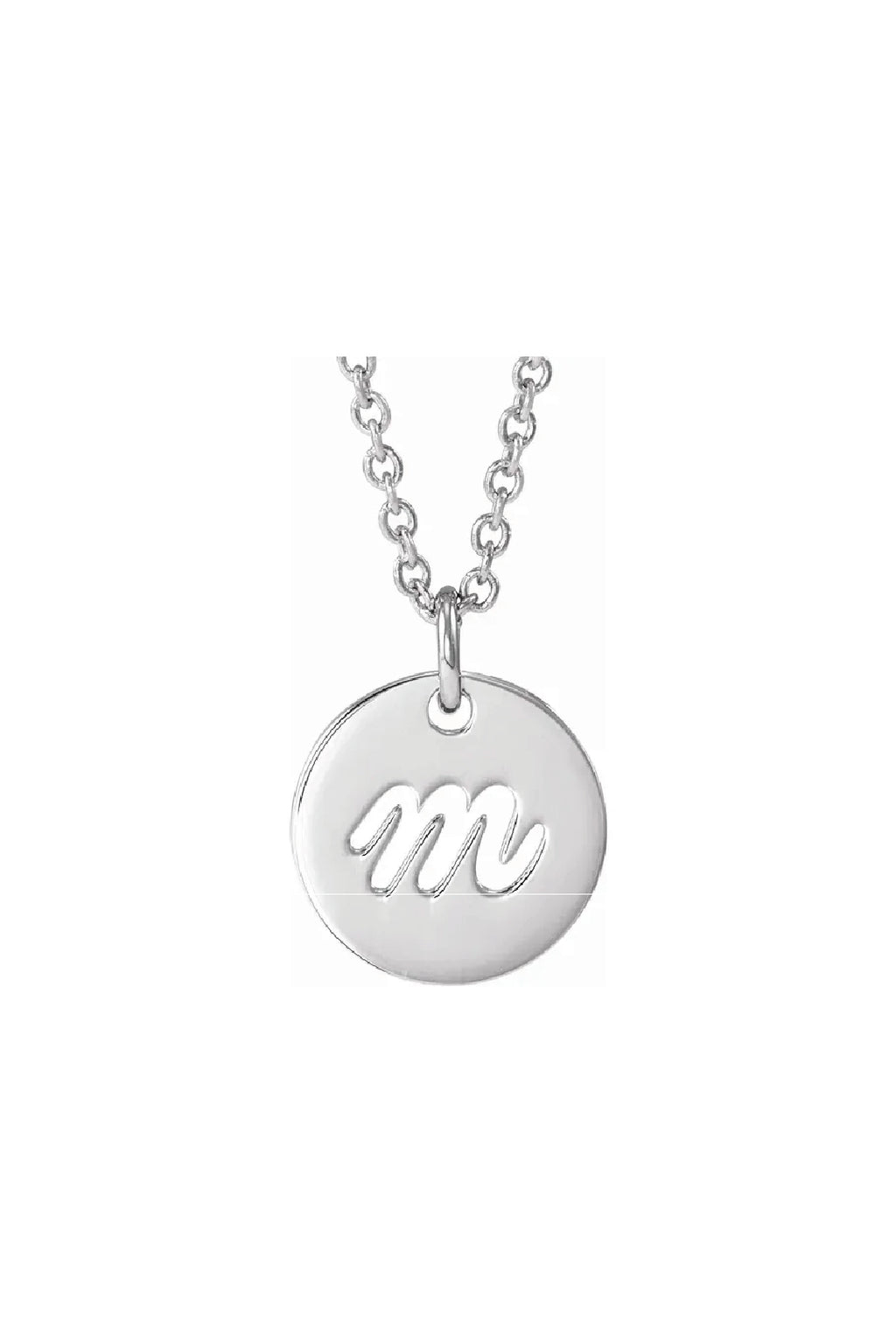 Script Initial Necklace