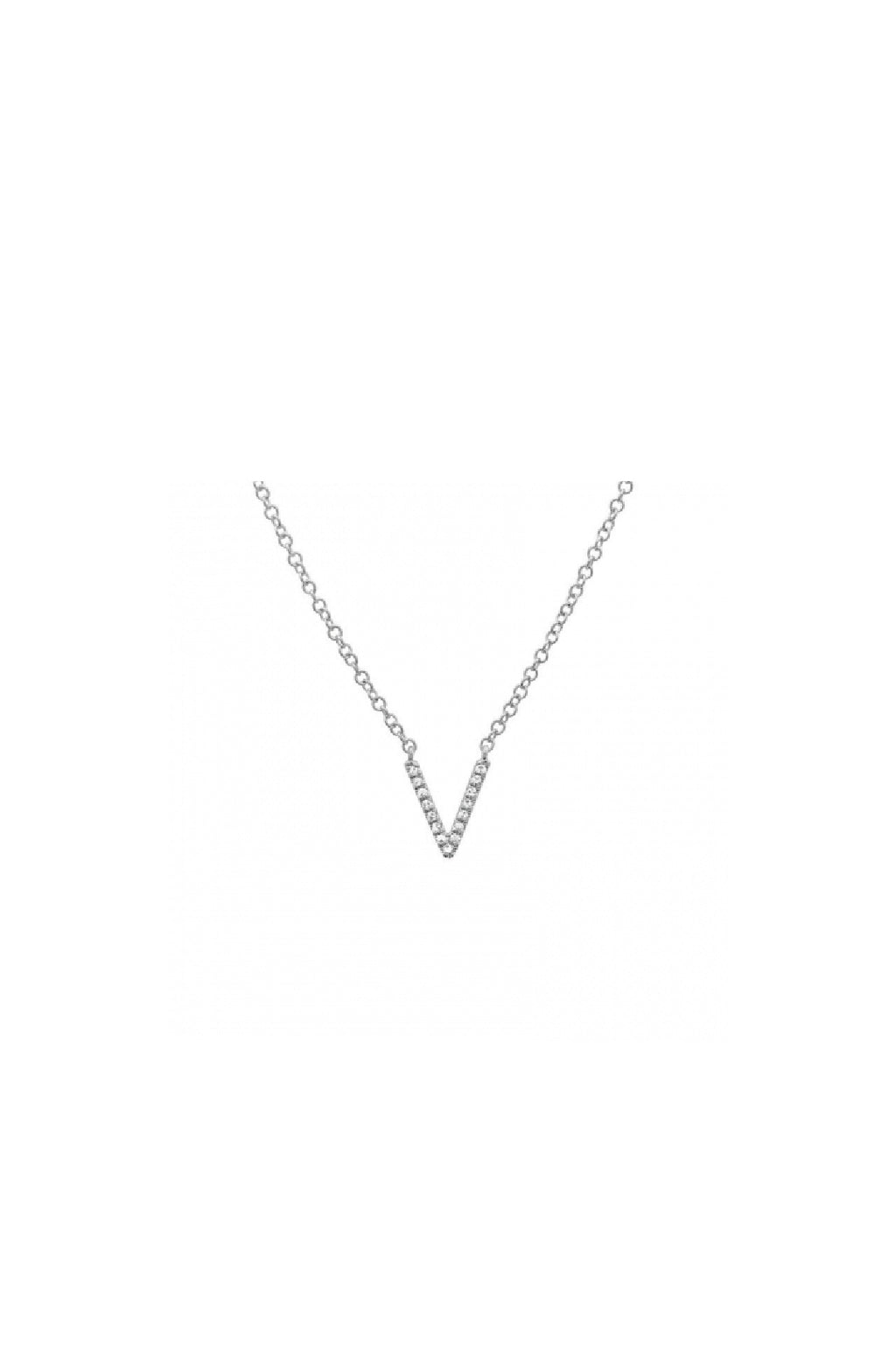 Initial Diamond Necklace