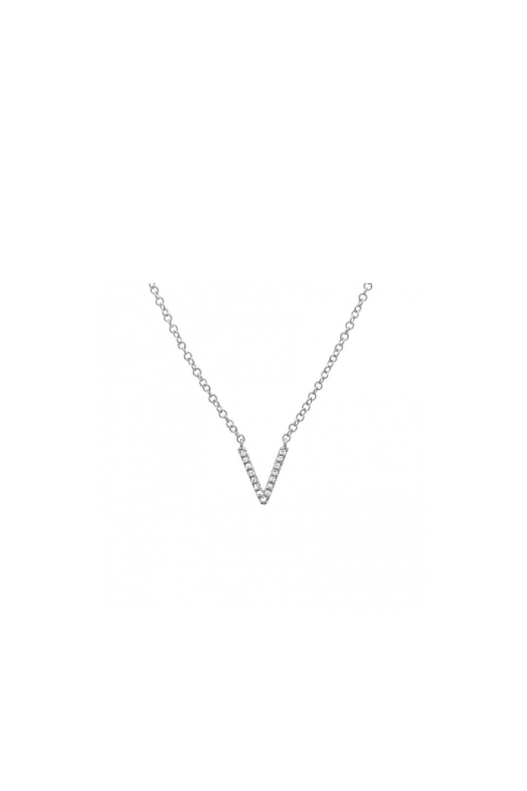 Initial Diamond Necklace