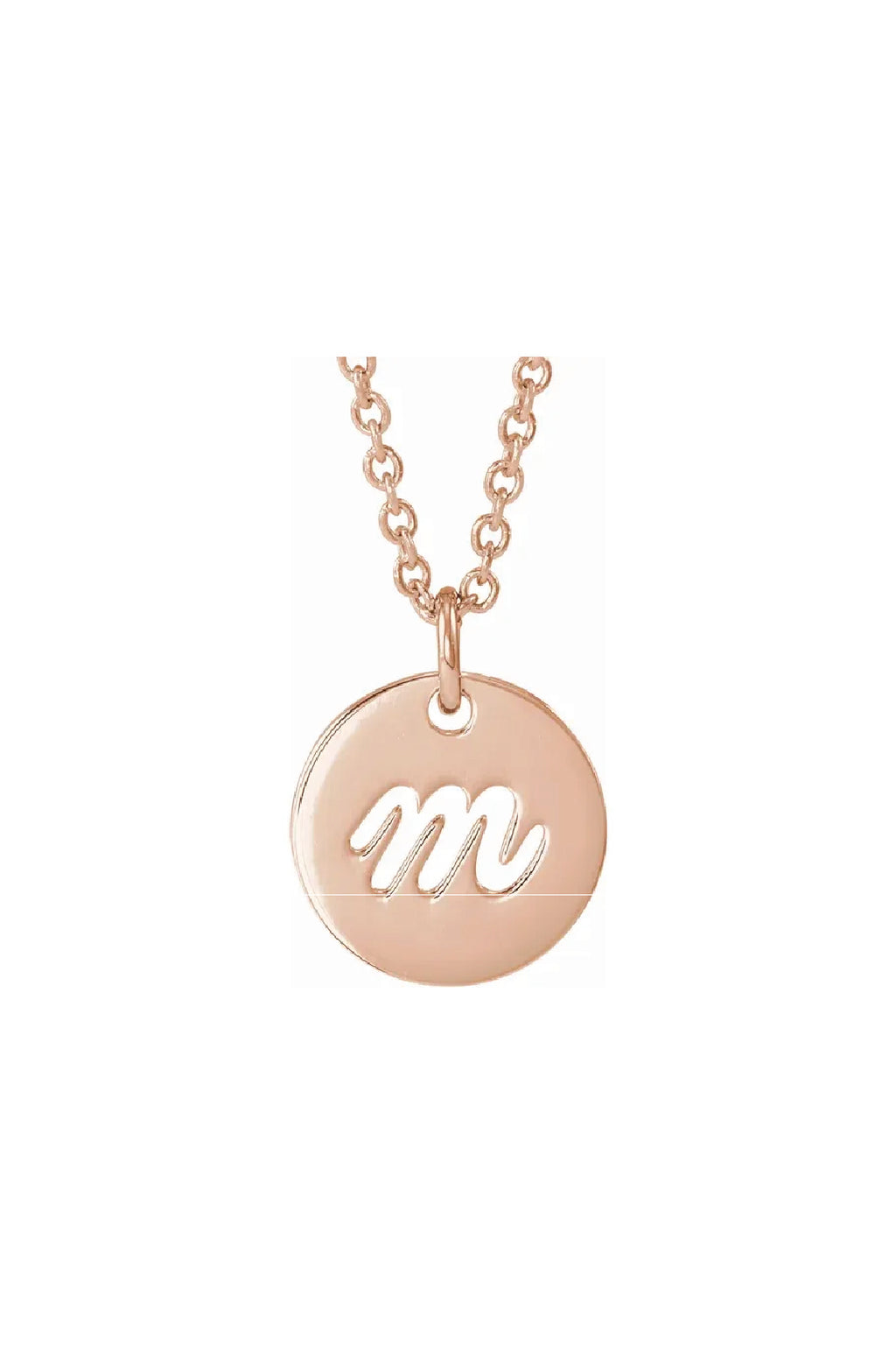 Script Initial Necklace