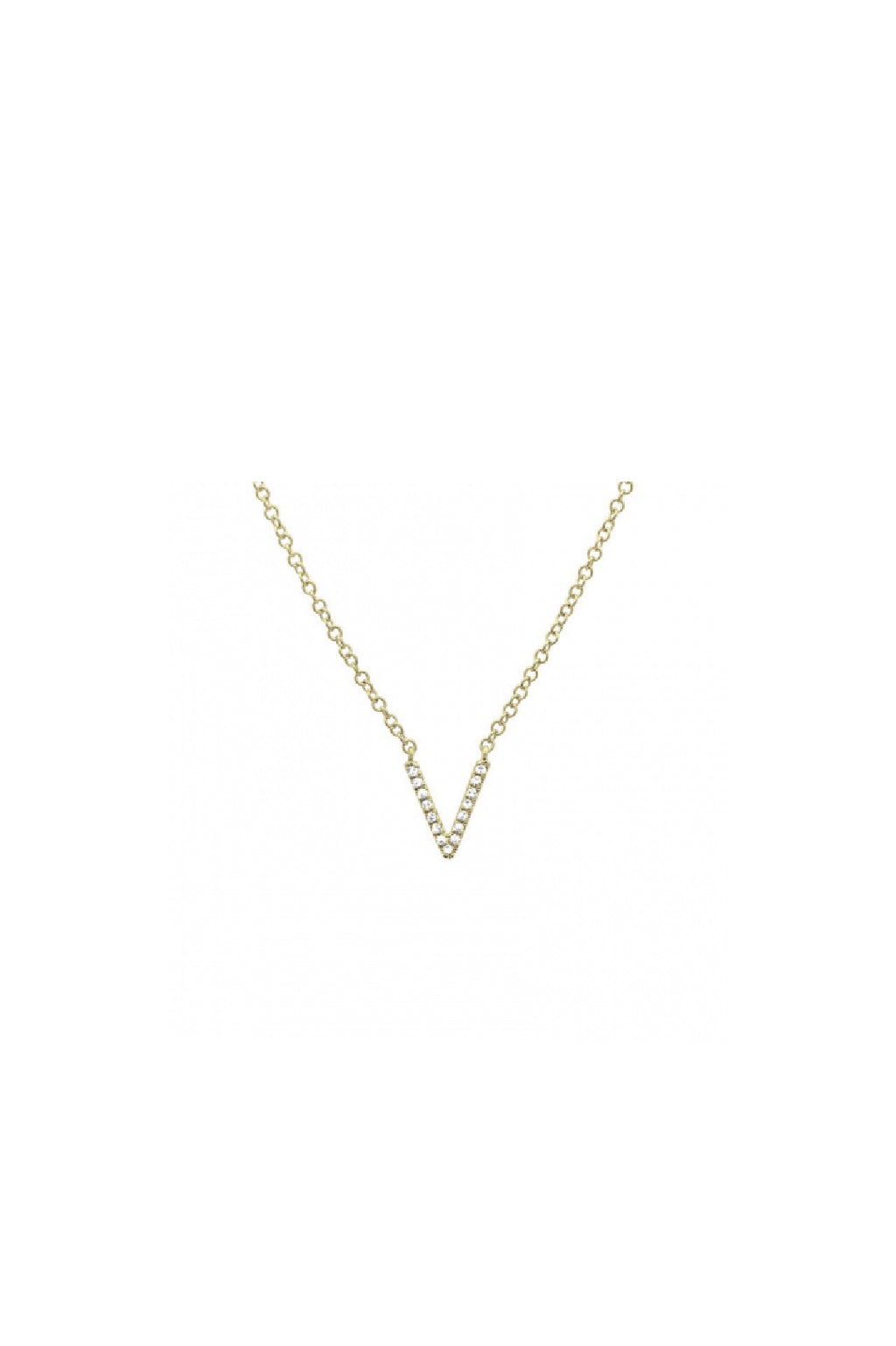 Initial Diamond Necklace