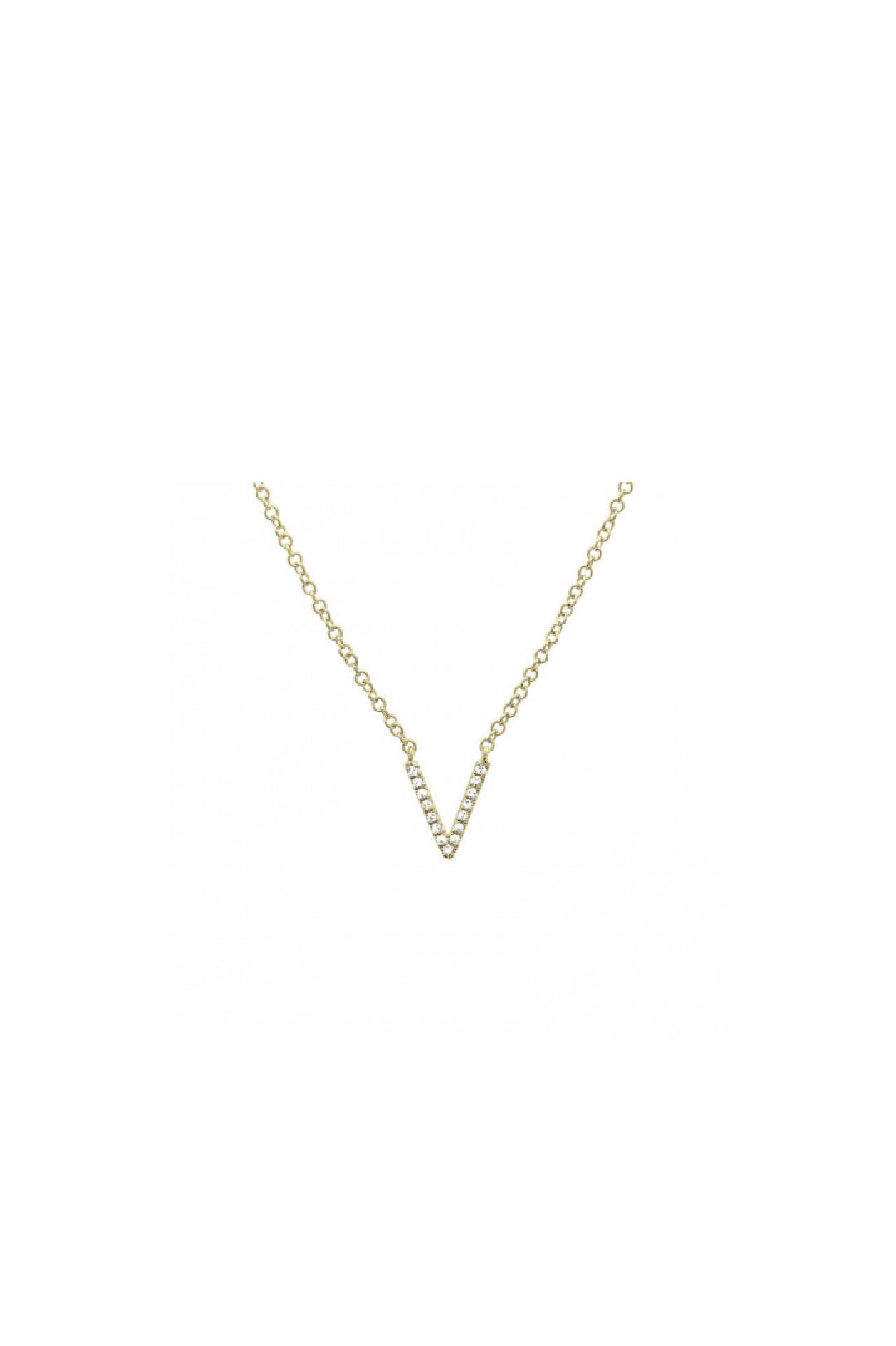 Initial Diamond Necklace