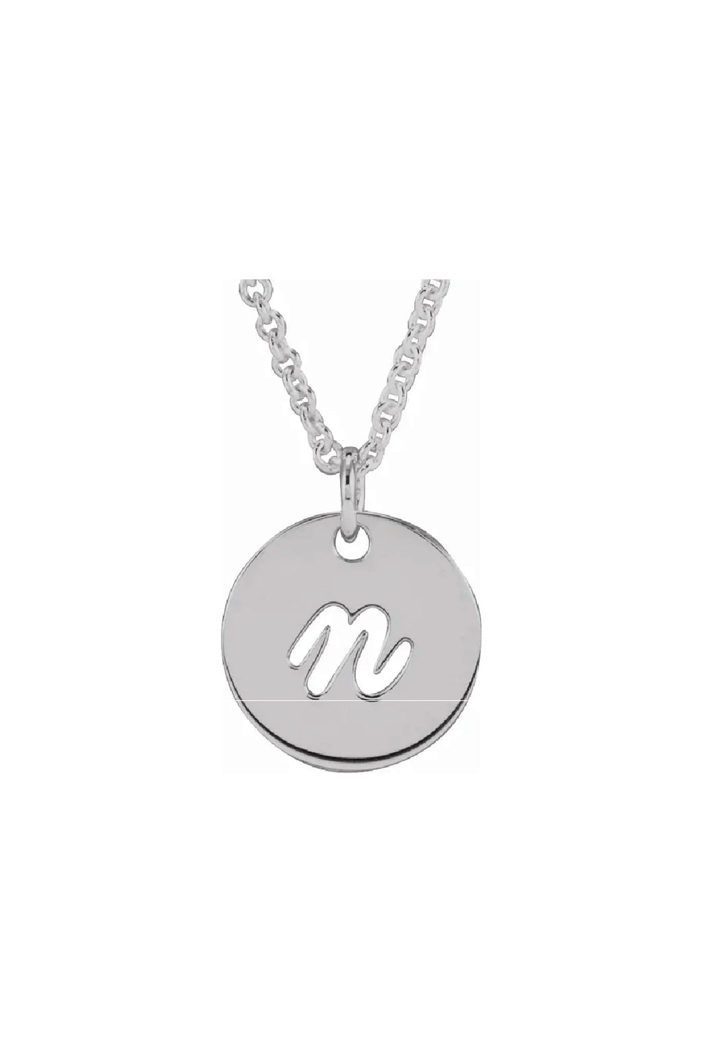Script Initial Necklace