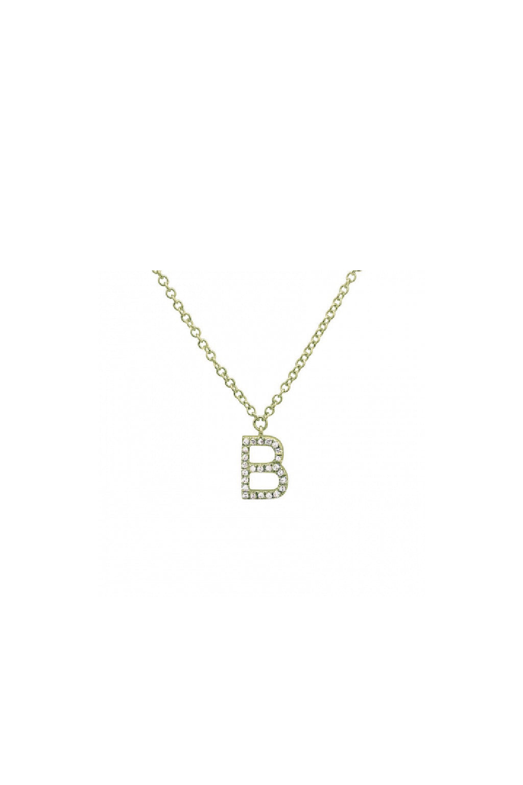 Initial Diamond Necklace