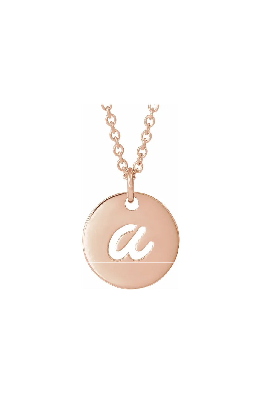 Script Initial Necklace