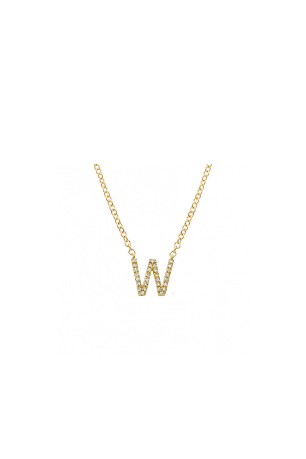 Initial Diamond Necklace