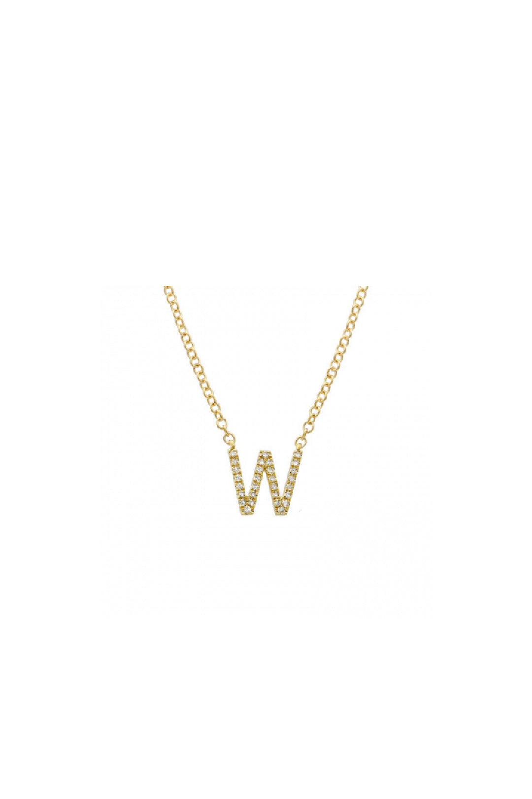 Initial Diamond Necklace