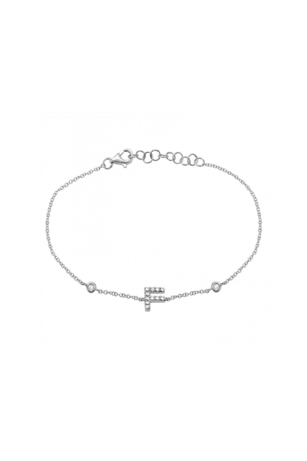 Initial Diamond Bracelet