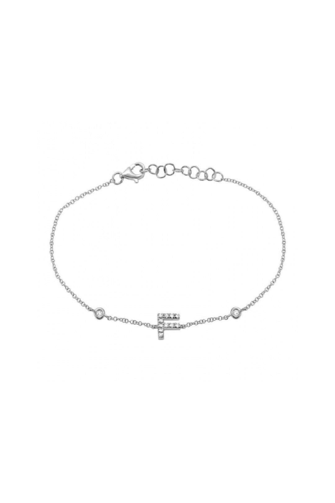 Initial Diamond Bracelet