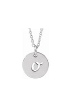 Script Initial Necklace