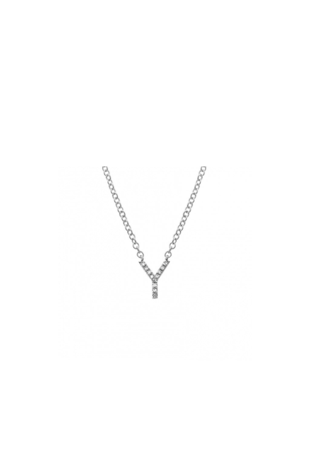 Initial Diamond Necklace