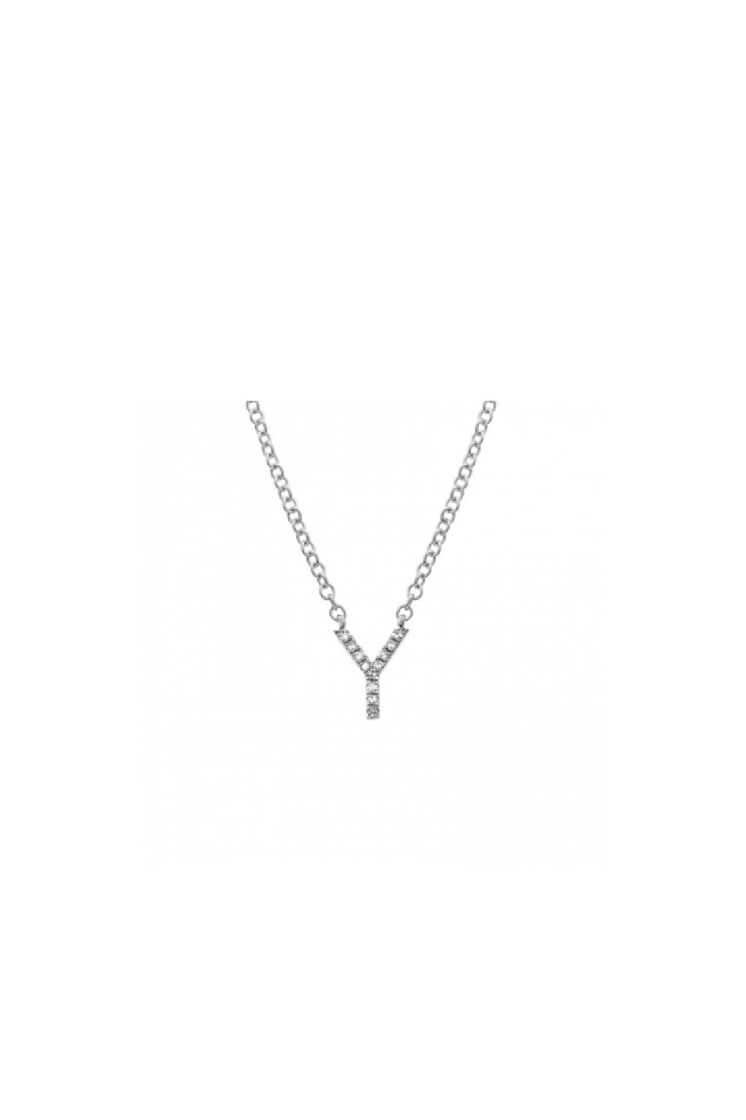 Initial Diamond Necklace