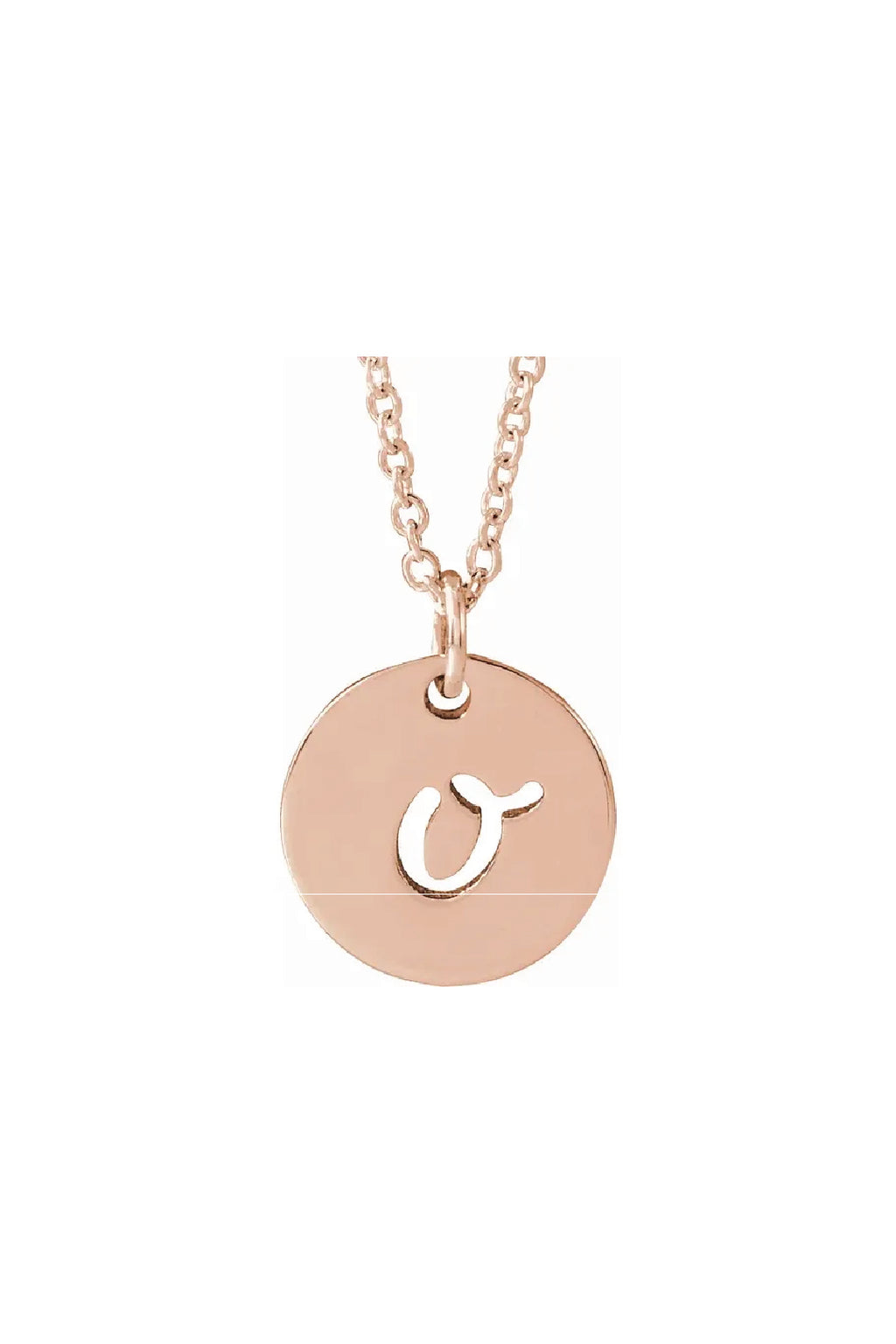 Script Initial Necklace