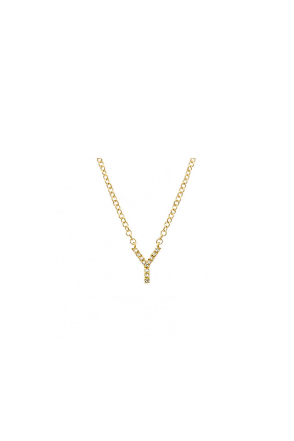Initial Diamond Necklace