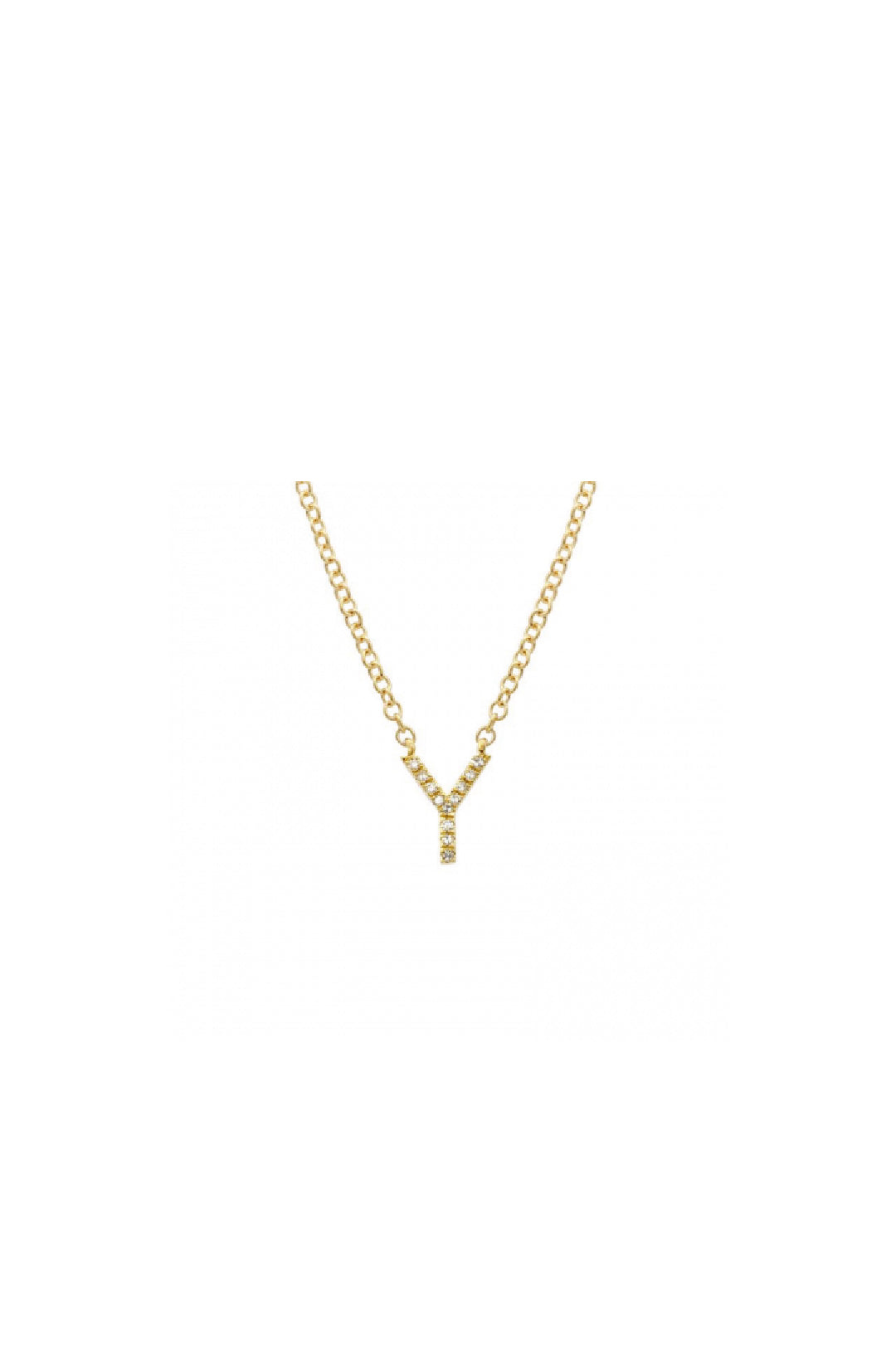 Initial Diamond Necklace