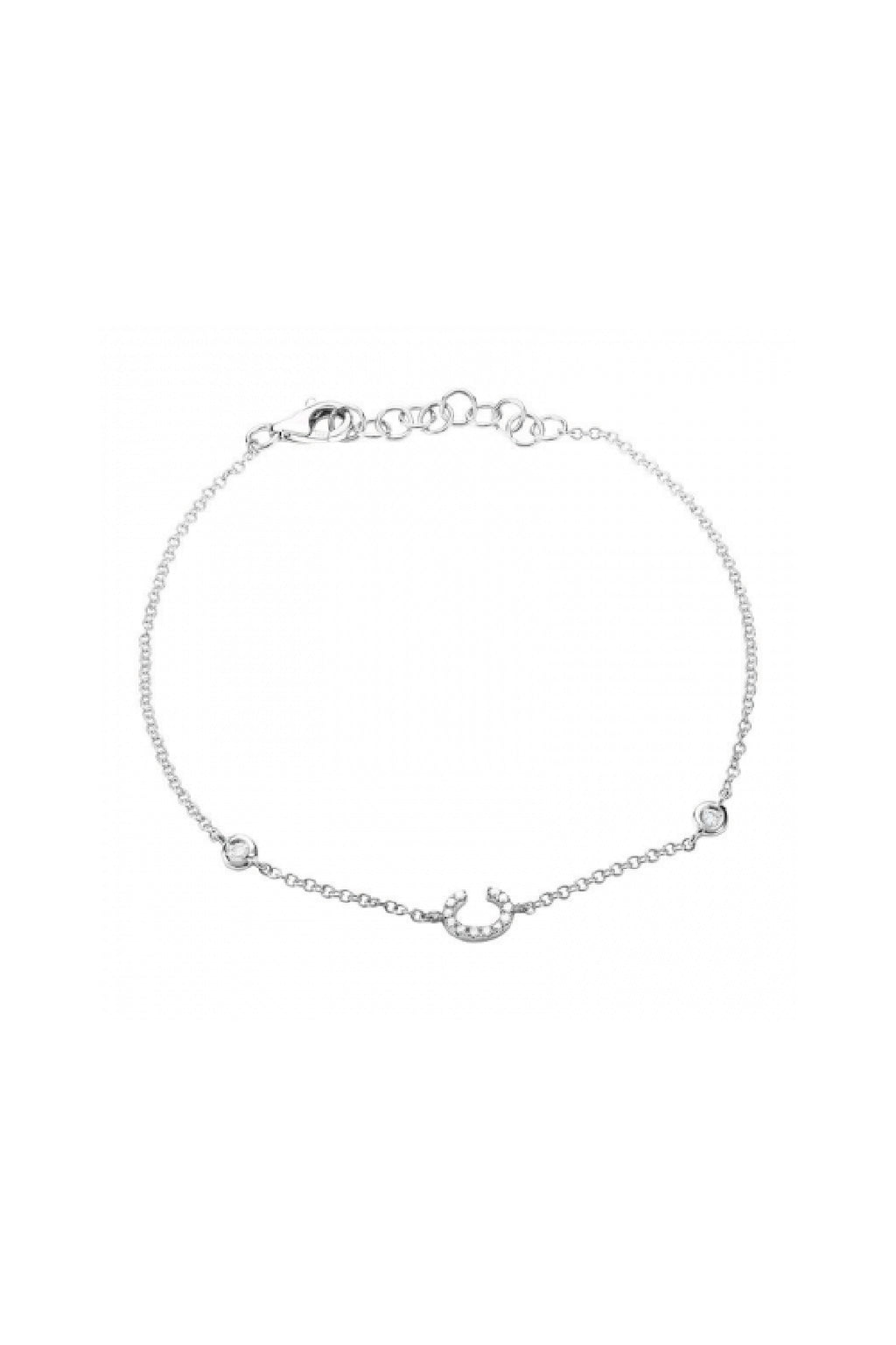Initial Diamond Bracelet