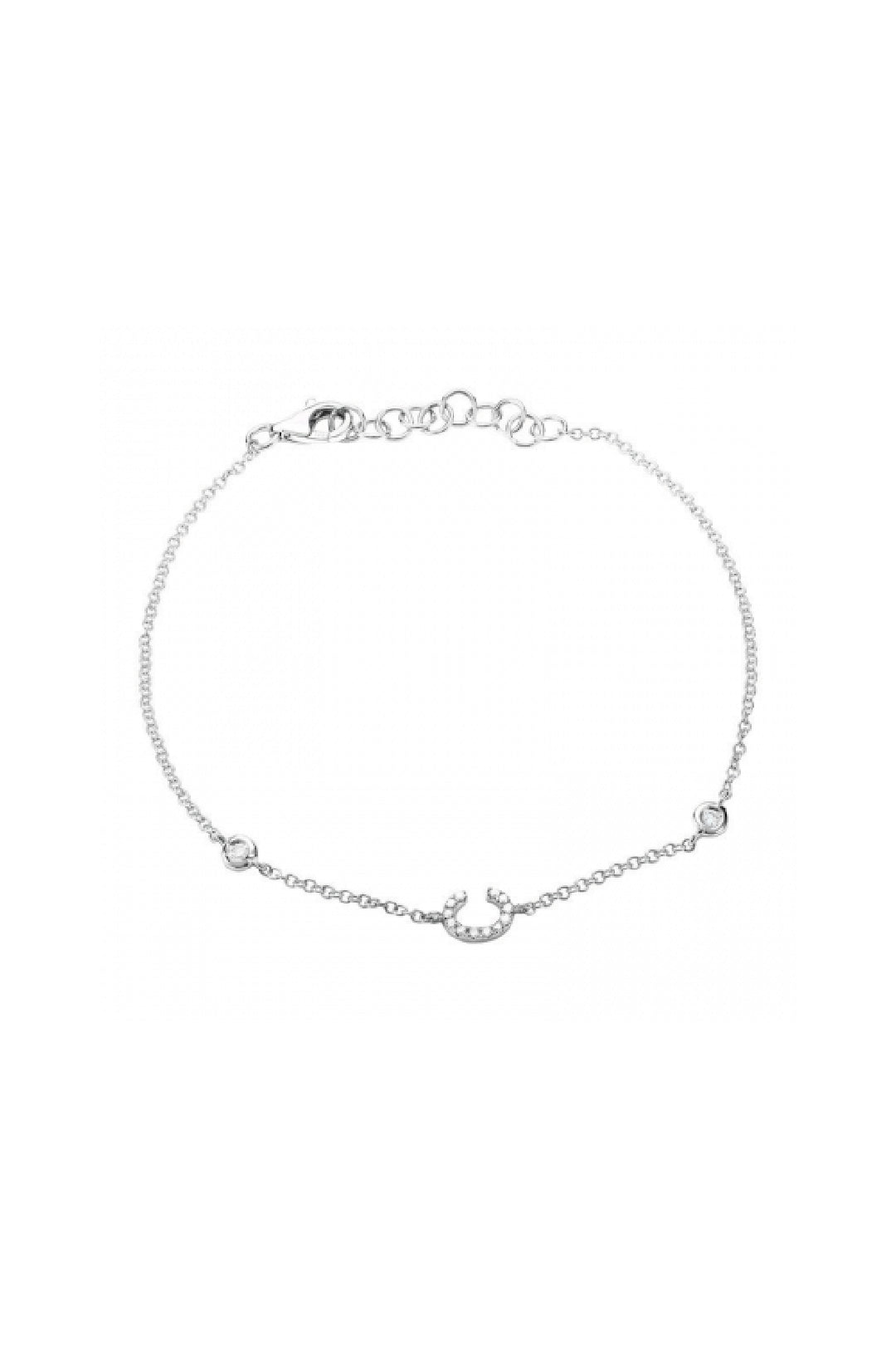 Initial Diamond Bracelet