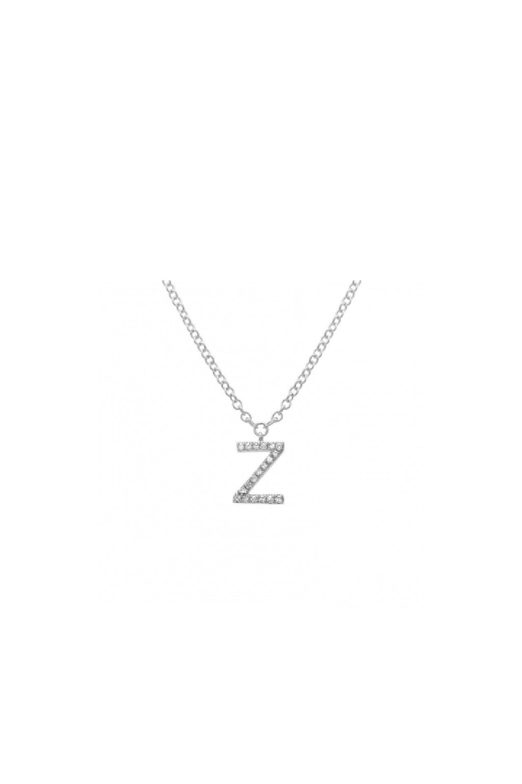 Initial Diamond Necklace