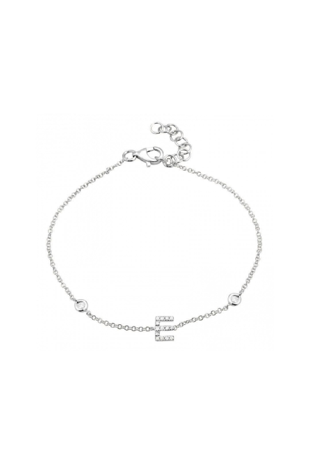 Initial Diamond Bracelet