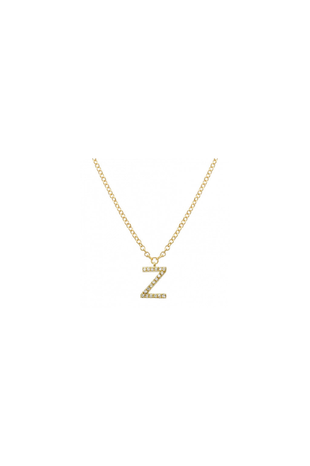 Initial Diamond Necklace