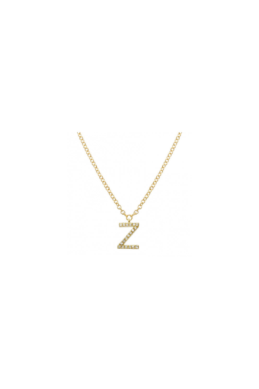 Initial Diamond Necklace