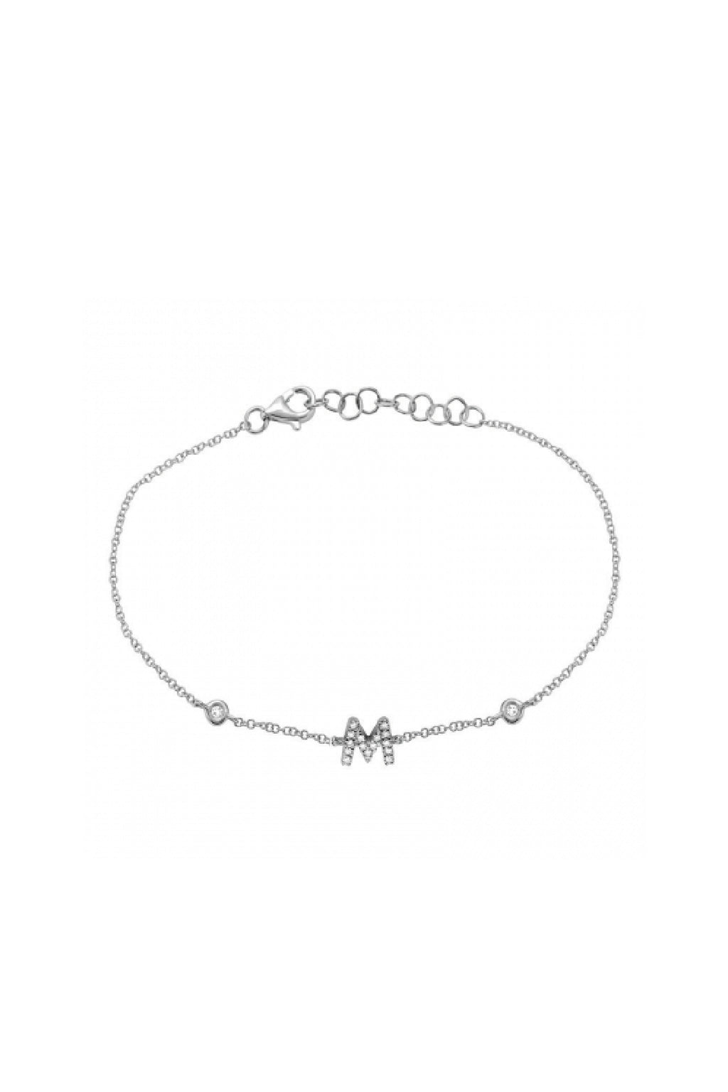 Initial Diamond Bracelet