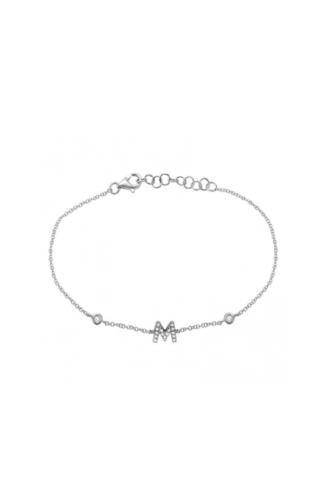 Initial Diamond Bracelet