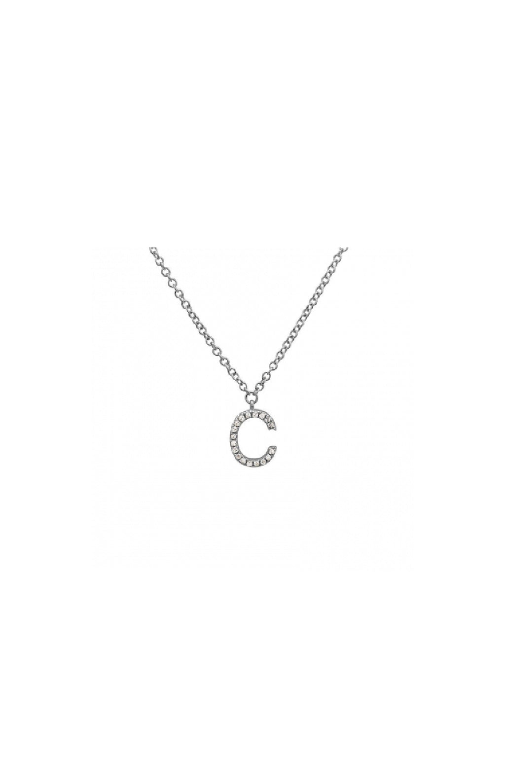 Initial Diamond Necklace