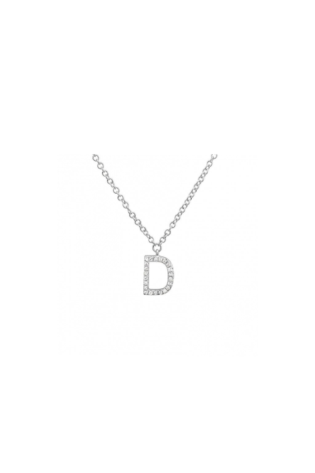 Initial Diamond Necklace