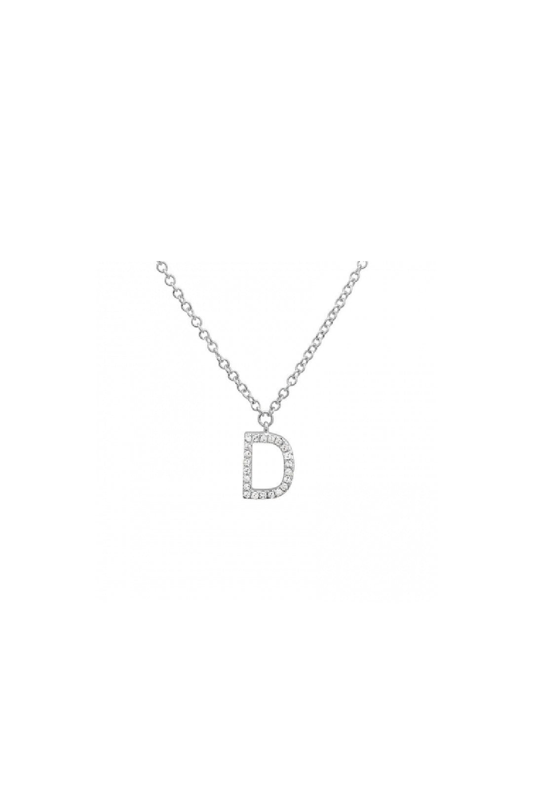Initial Diamond Necklace