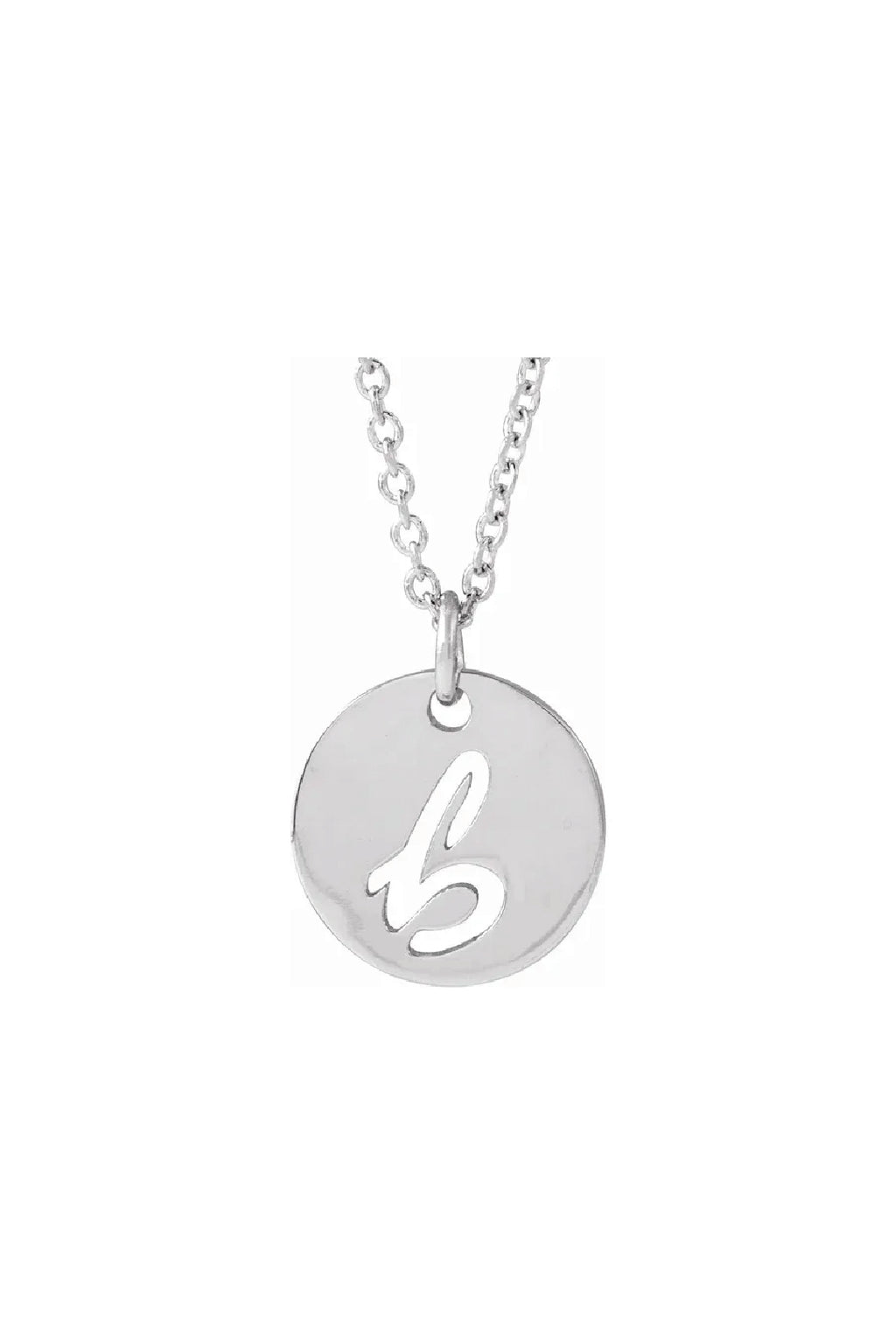 Script Initial Necklace