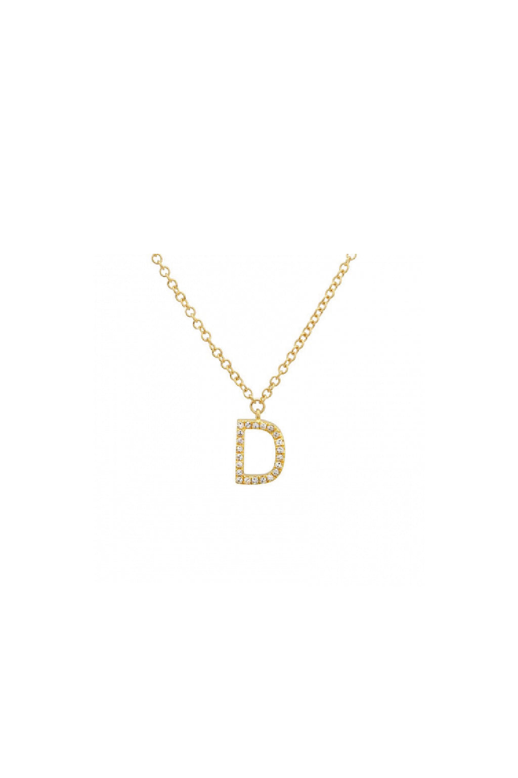 Initial Diamond Necklace