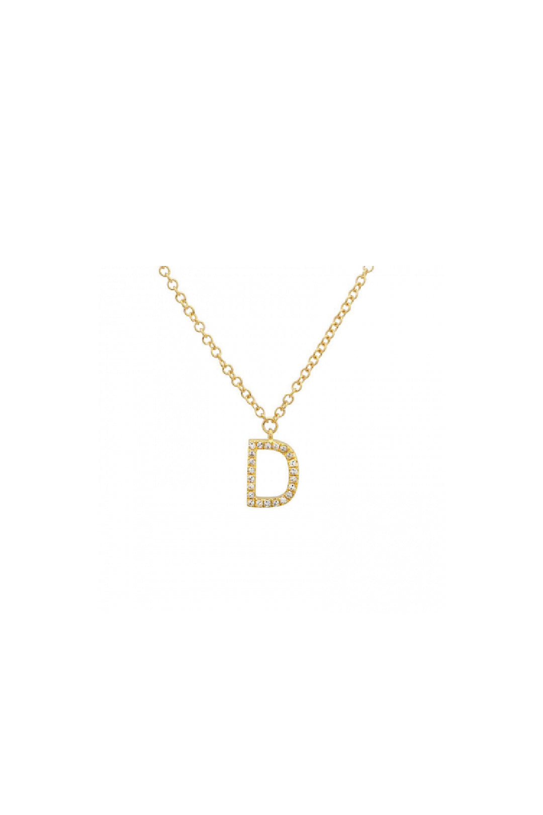 Initial Diamond Necklace