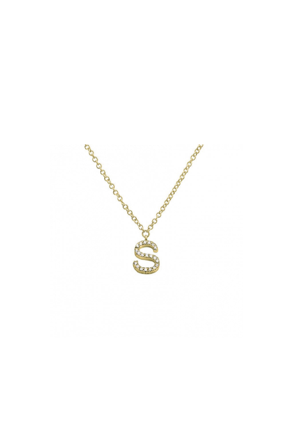 Initial Diamond Necklace