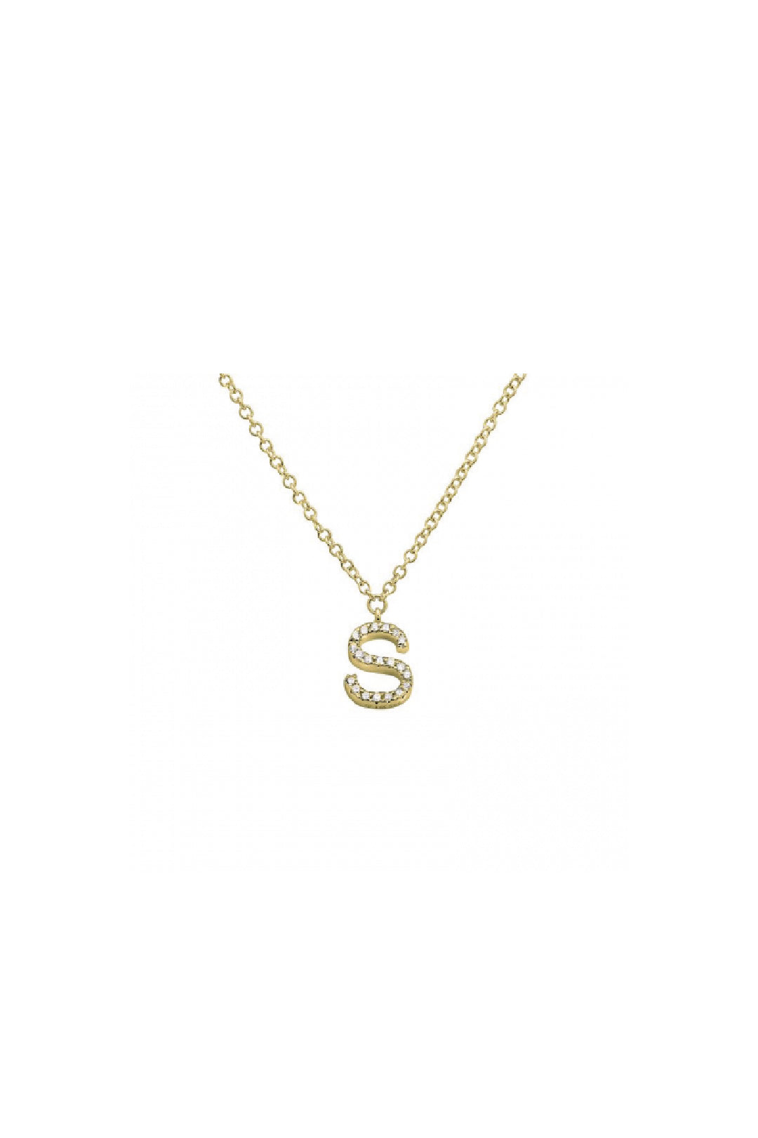 Initial Diamond Necklace