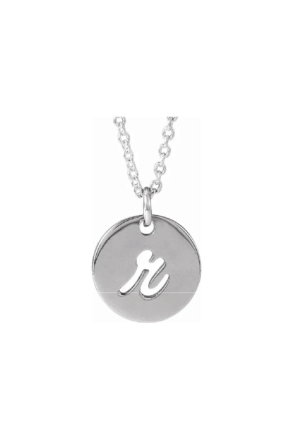 Script Initial Necklace