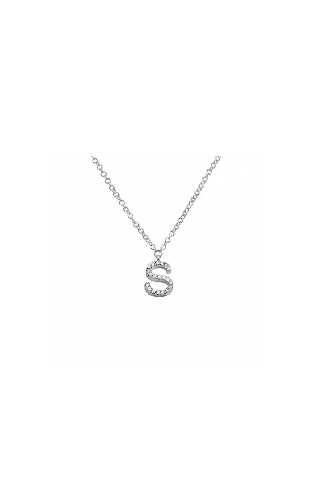 Initial Diamond Necklace