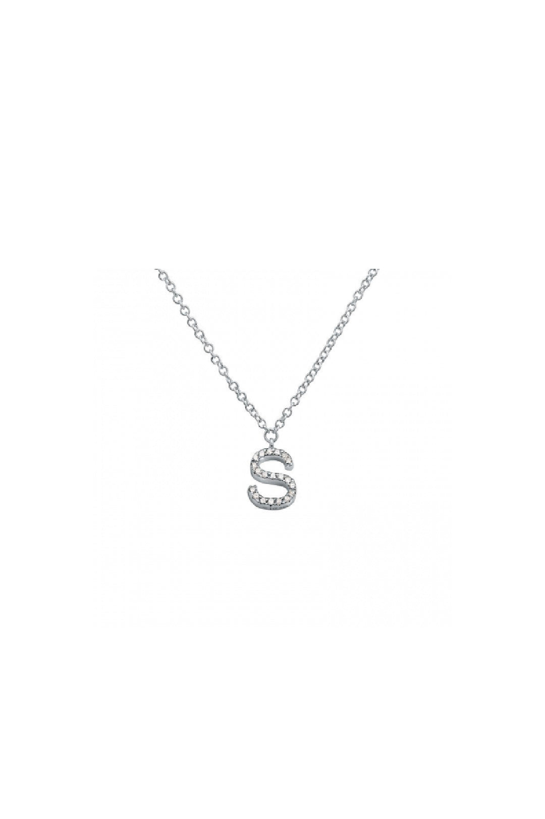 Initial Diamond Necklace