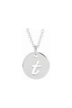 Script Initial Necklace