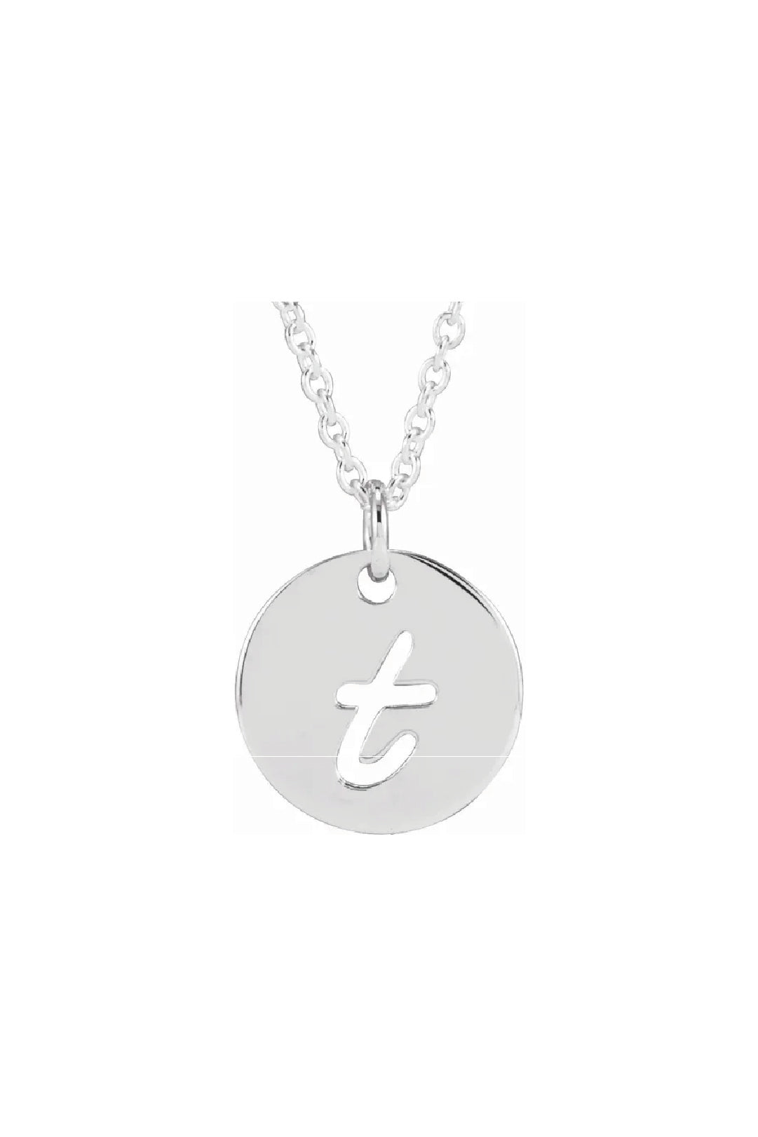 Script Initial Necklace
