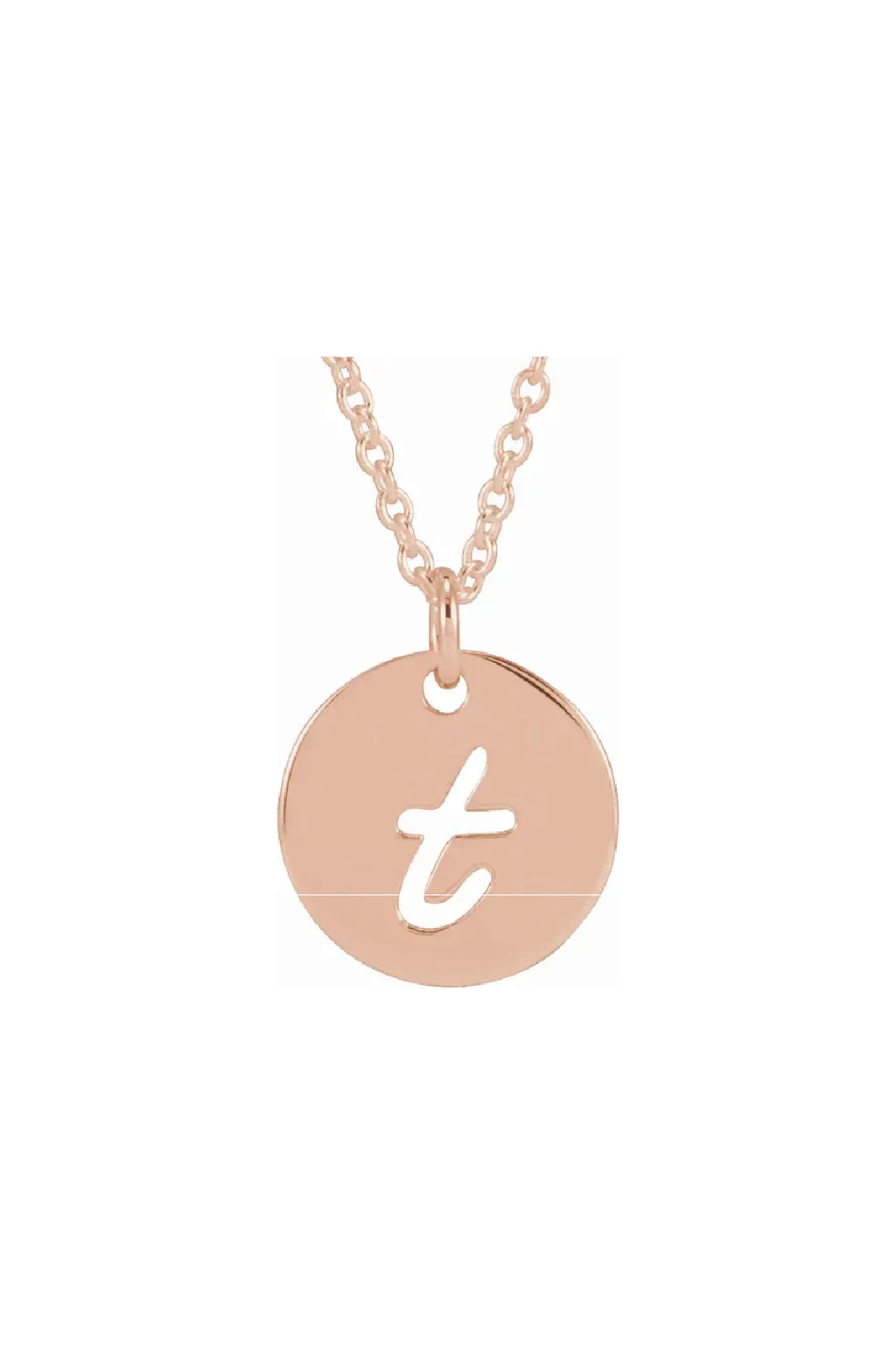 Script Initial Necklace