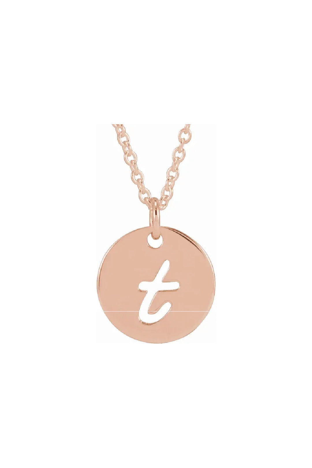 Script Initial Necklace