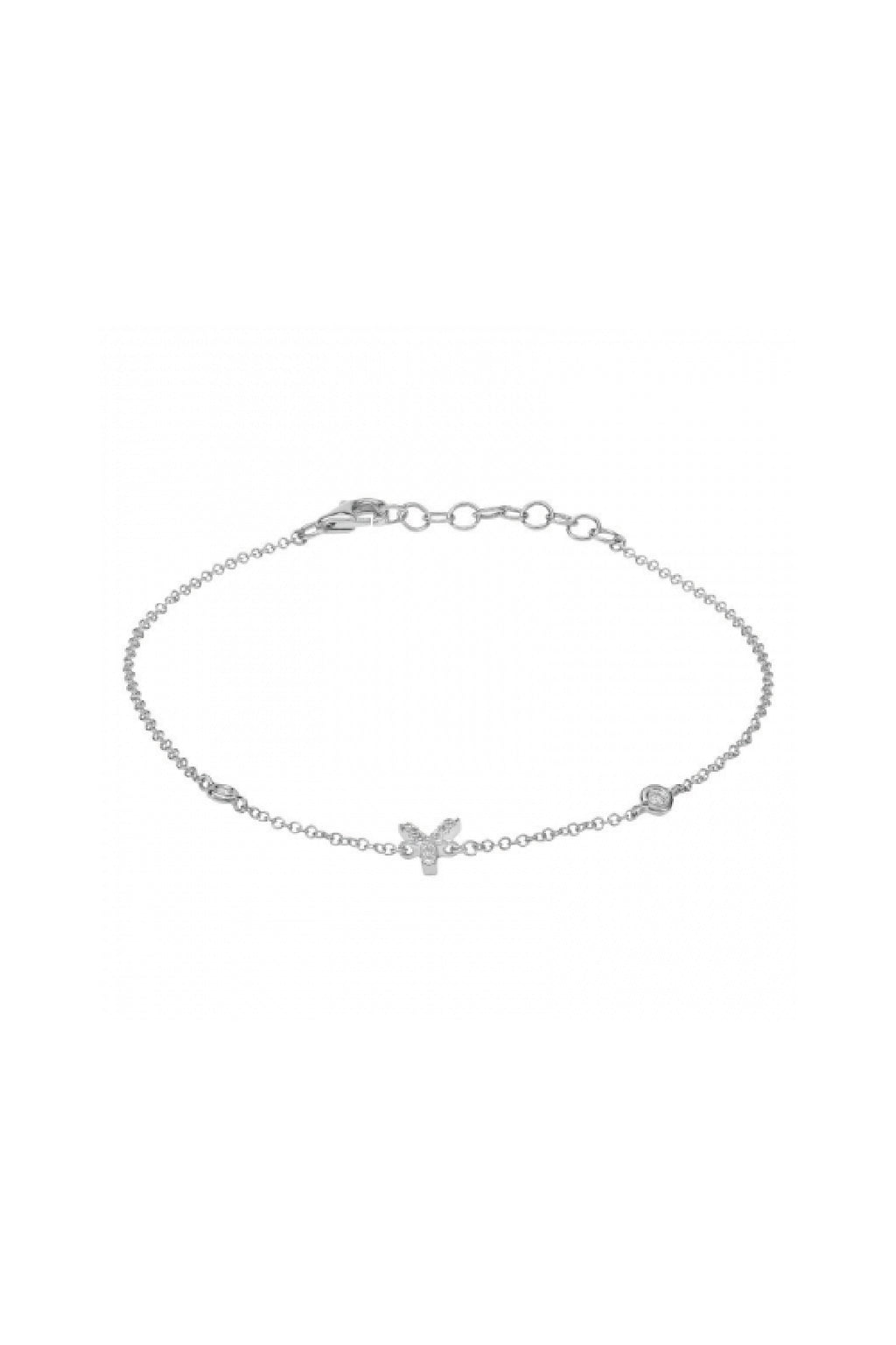 Initial Diamond Bracelet