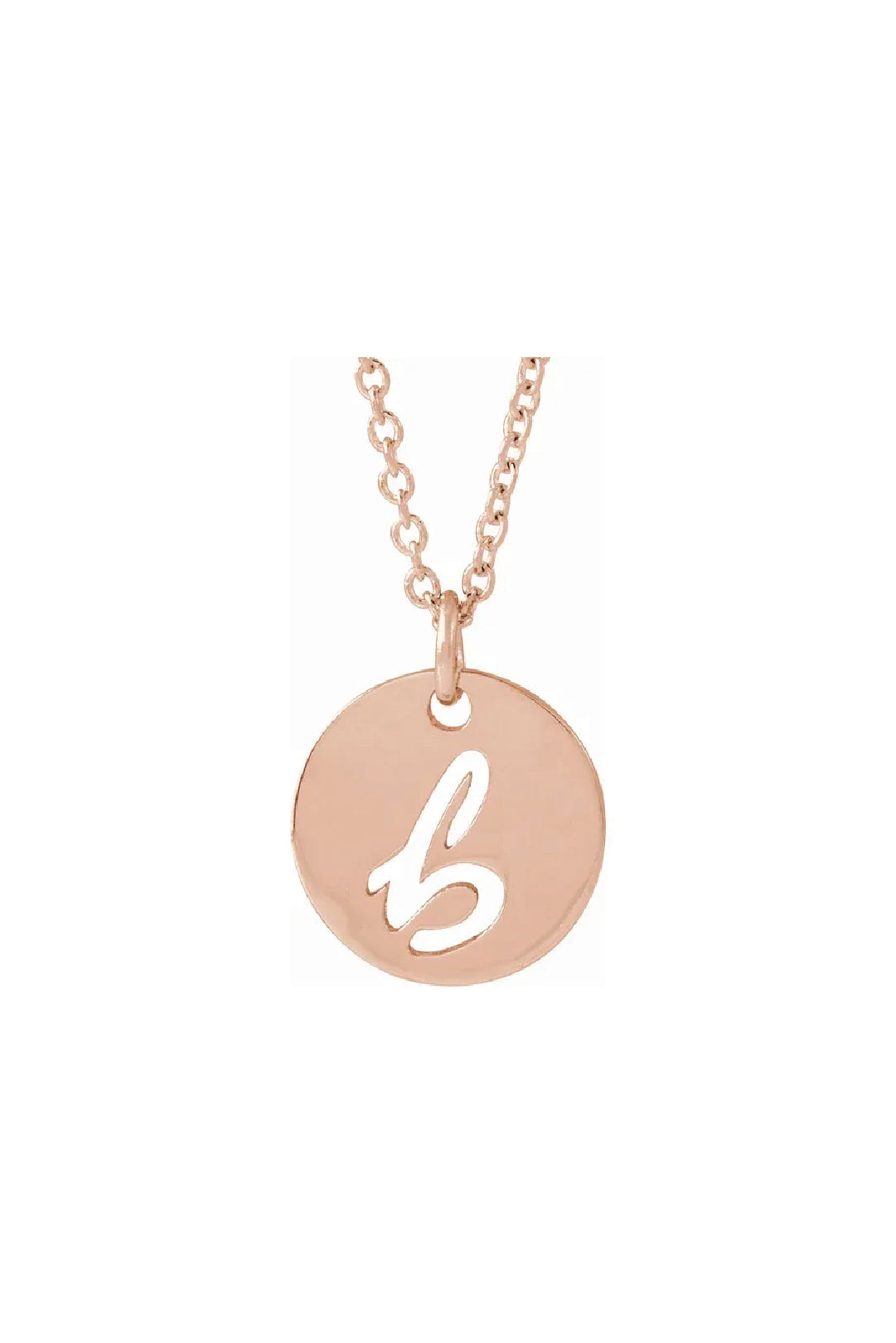 Script Initial Necklace
