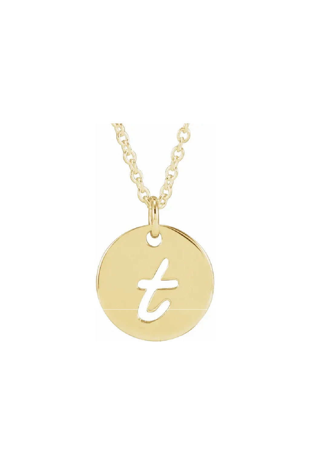 Script Initial Necklace