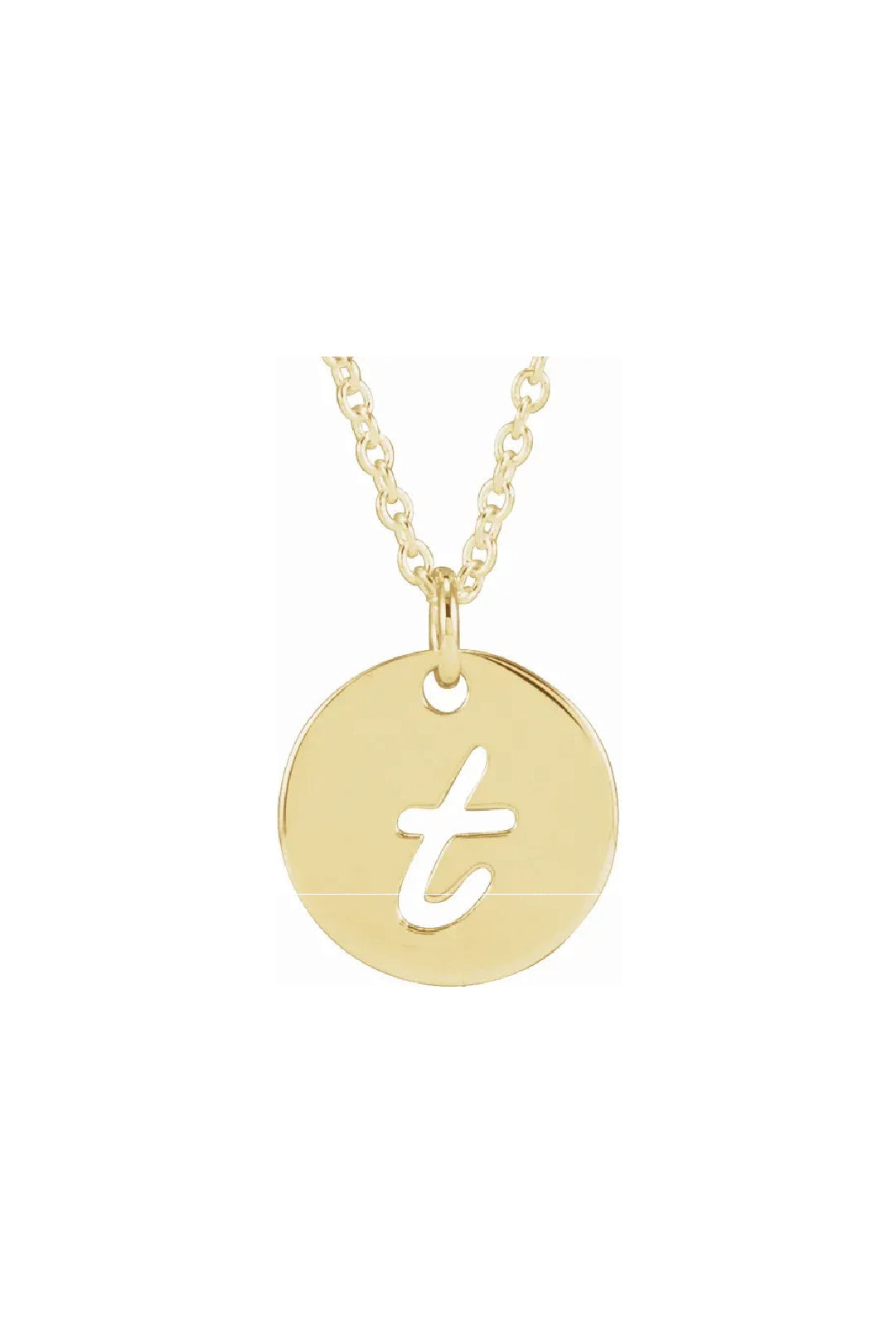 Script Initial Necklace