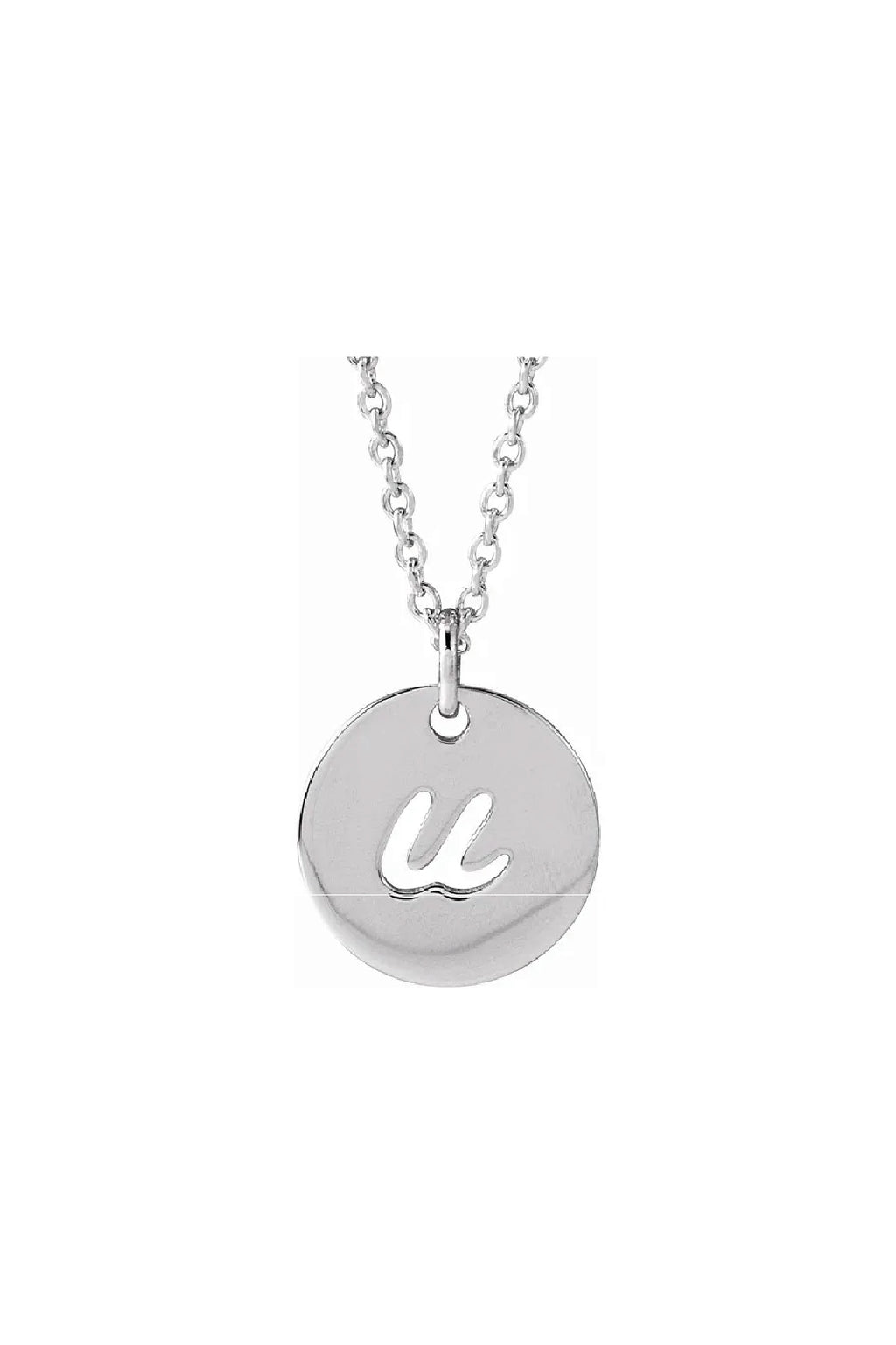 Script Initial Necklace