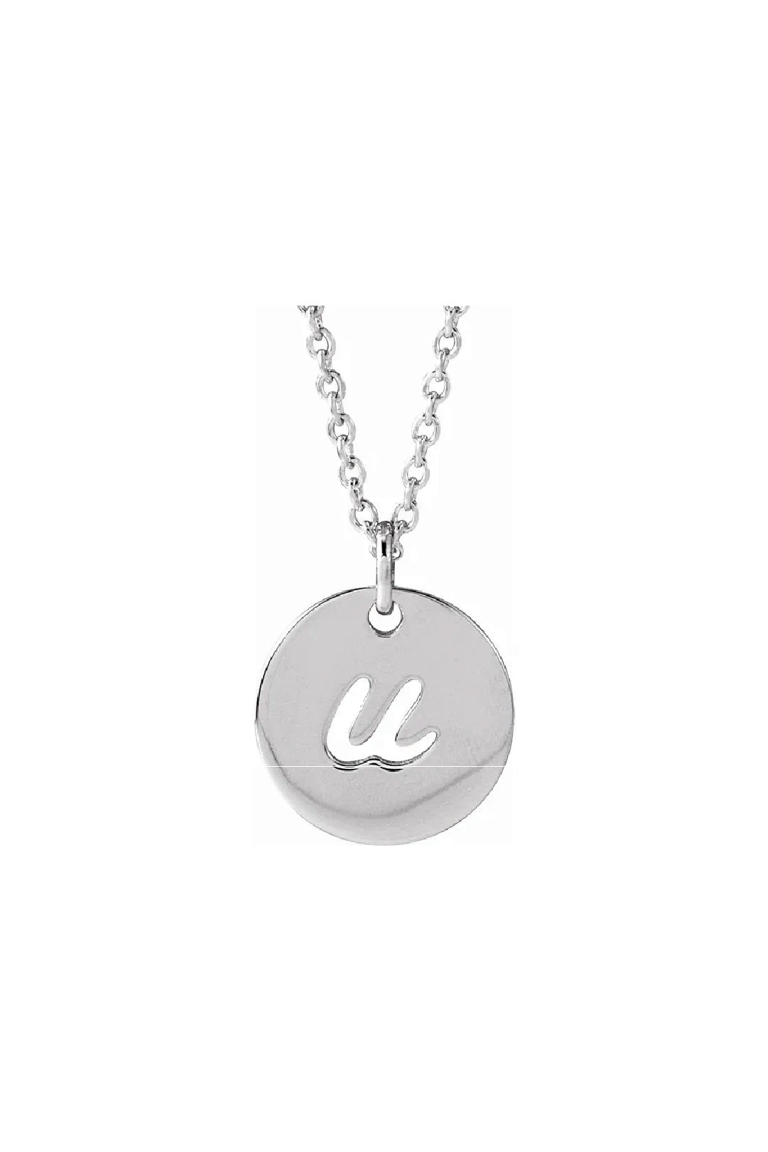 Script Initial Necklace