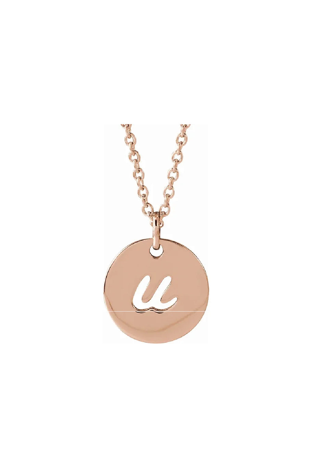 Script Initial Necklace