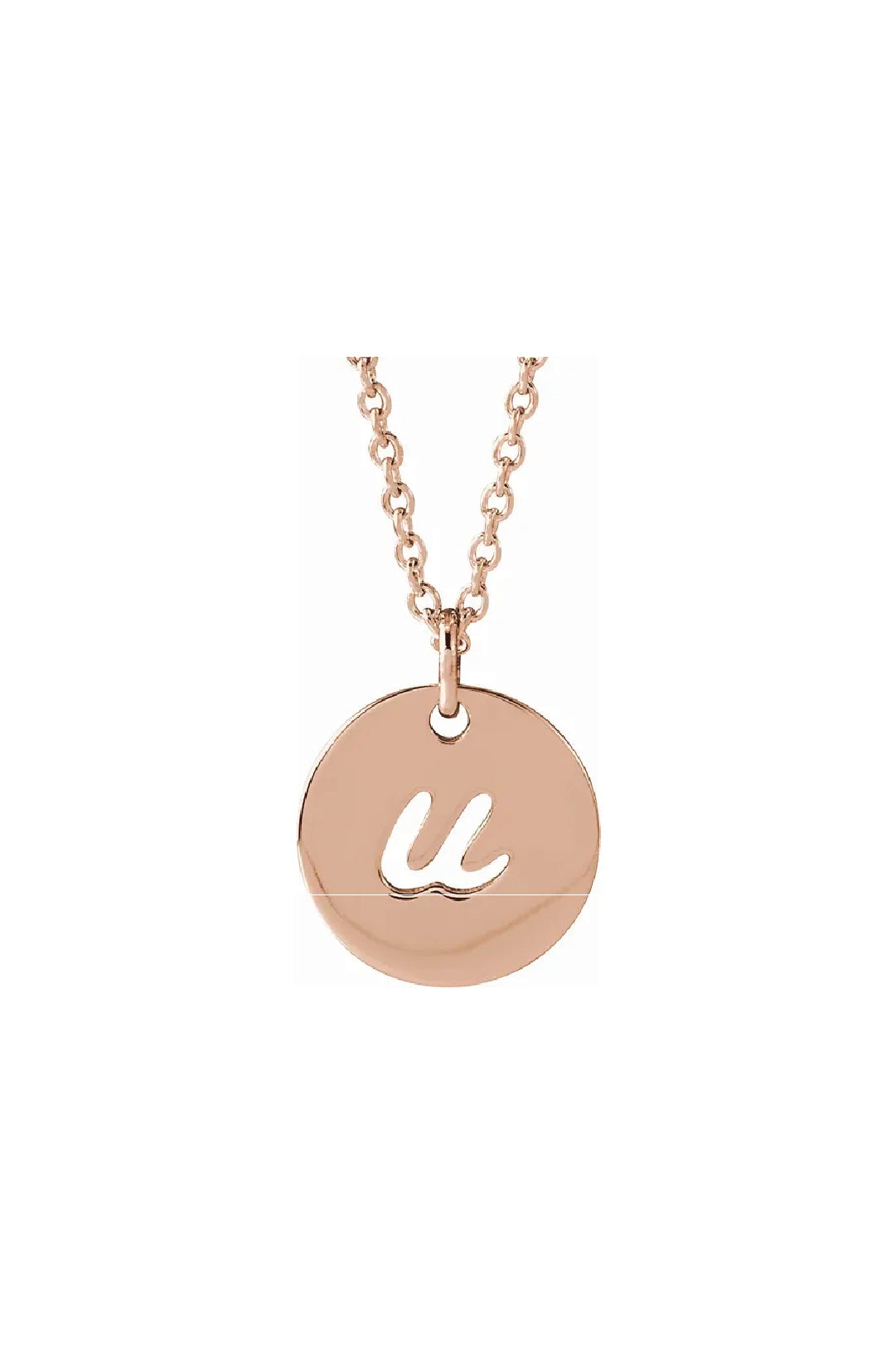 Script Initial Necklace
